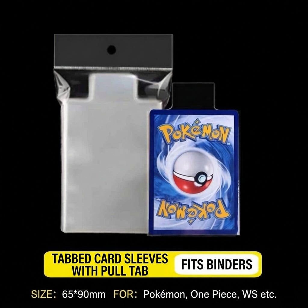 Tabbed Card Sleeves with Pull Tab