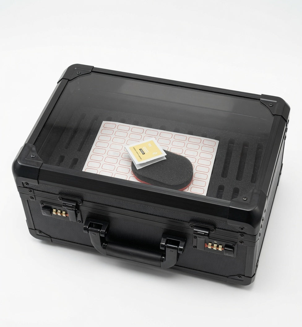 Graded Card Storage Box with Combination Lock (BX01)