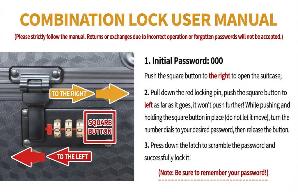 Graded Card Storage Box with Combination Lock (BX01)