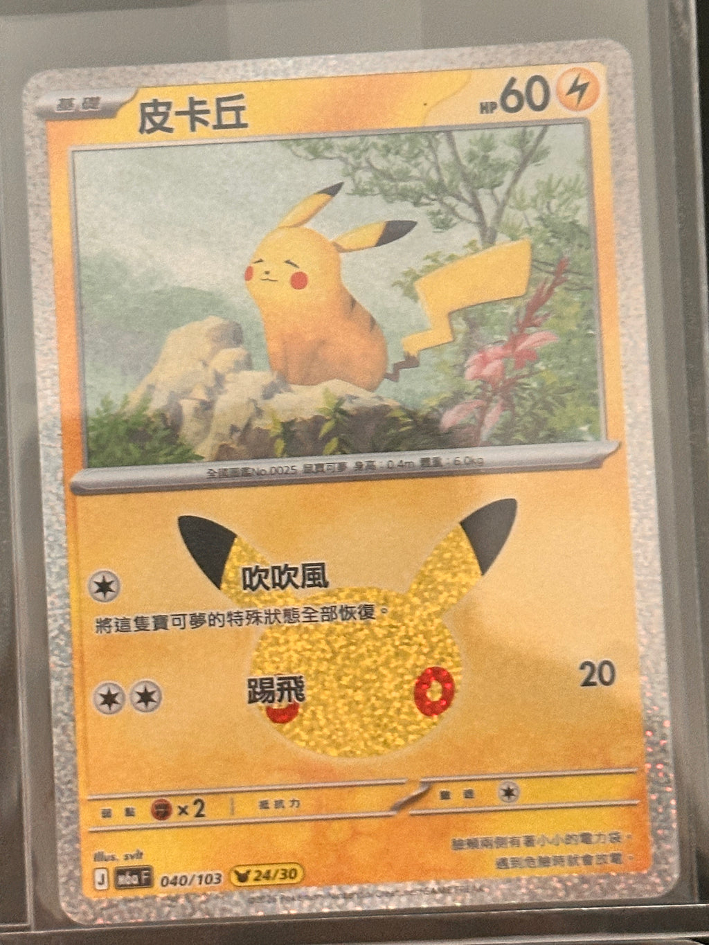 Pokemon M6a 30Pcs Full Complete Pikachu Set - Traditional Chinese Version - 30th Anniversary Holo Collection - TW/HK Exclusive (FS01)