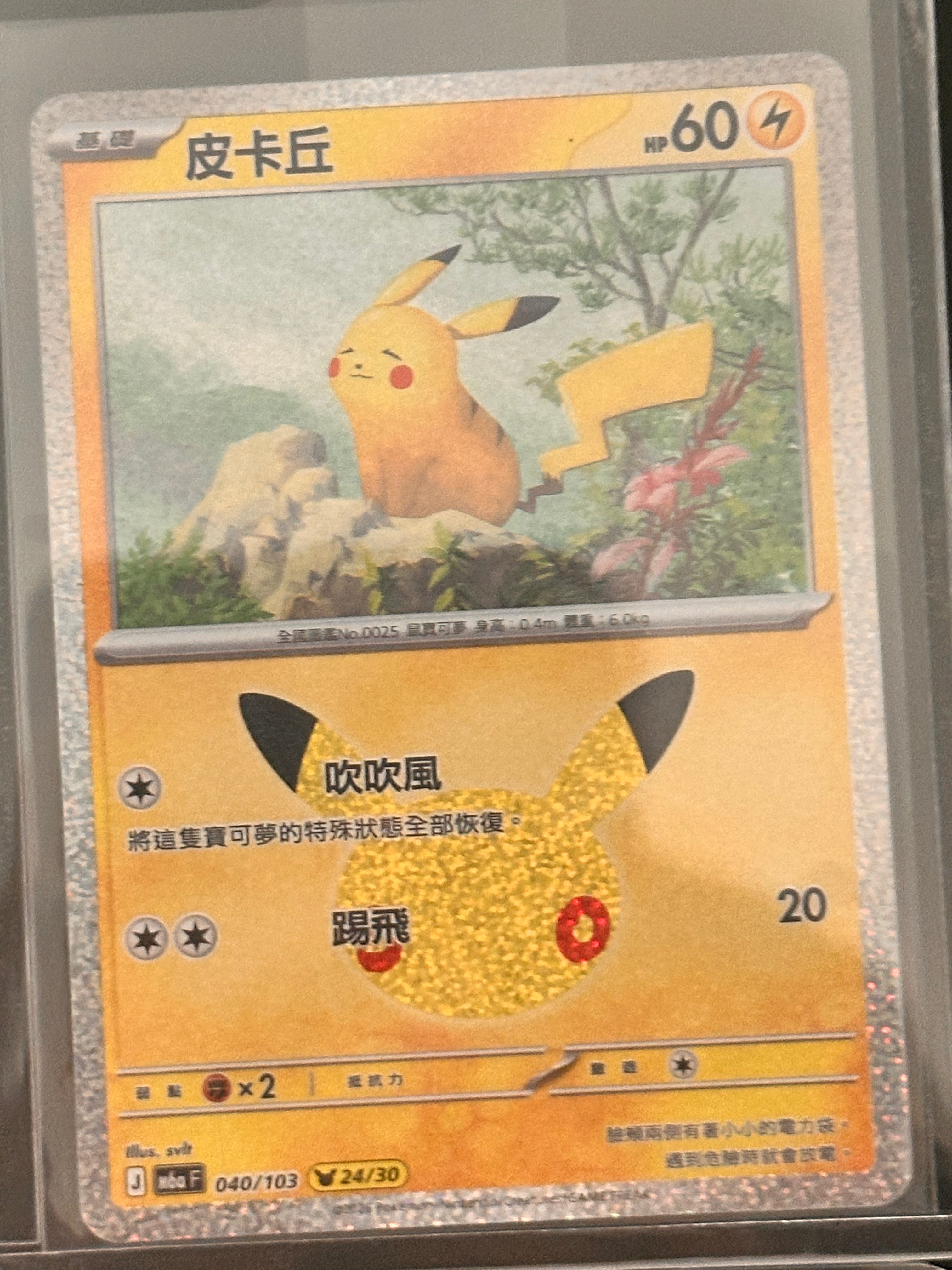 Pokemon M6a 30Pcs Full Complete Pikachu Set - Traditional Chinese Version - 30th Anniversary Holo Collection - TW/HK Exclusive (FS01)