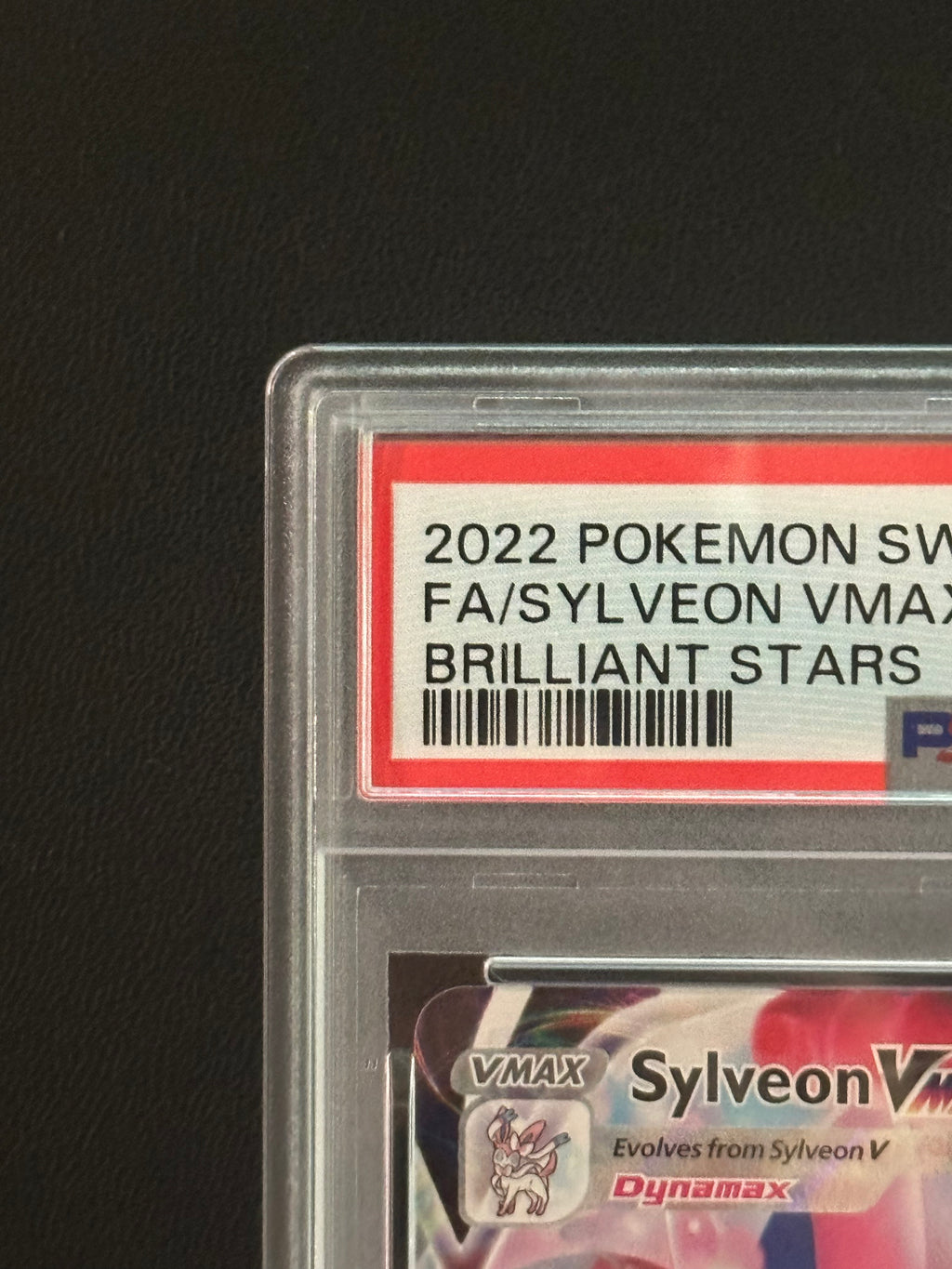 2022 POKEMON SWSH FA/SYLVEON VMAX BRILLIANT STARS PSA9