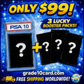 Mystery Box PSA 10 Pokemon Card + 3 Booster Packs – Only $99 Free Shipping Worldwide (LK01)